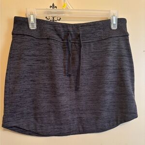 ATHLETA skirt Heather gray Adjustable‎ tie waist